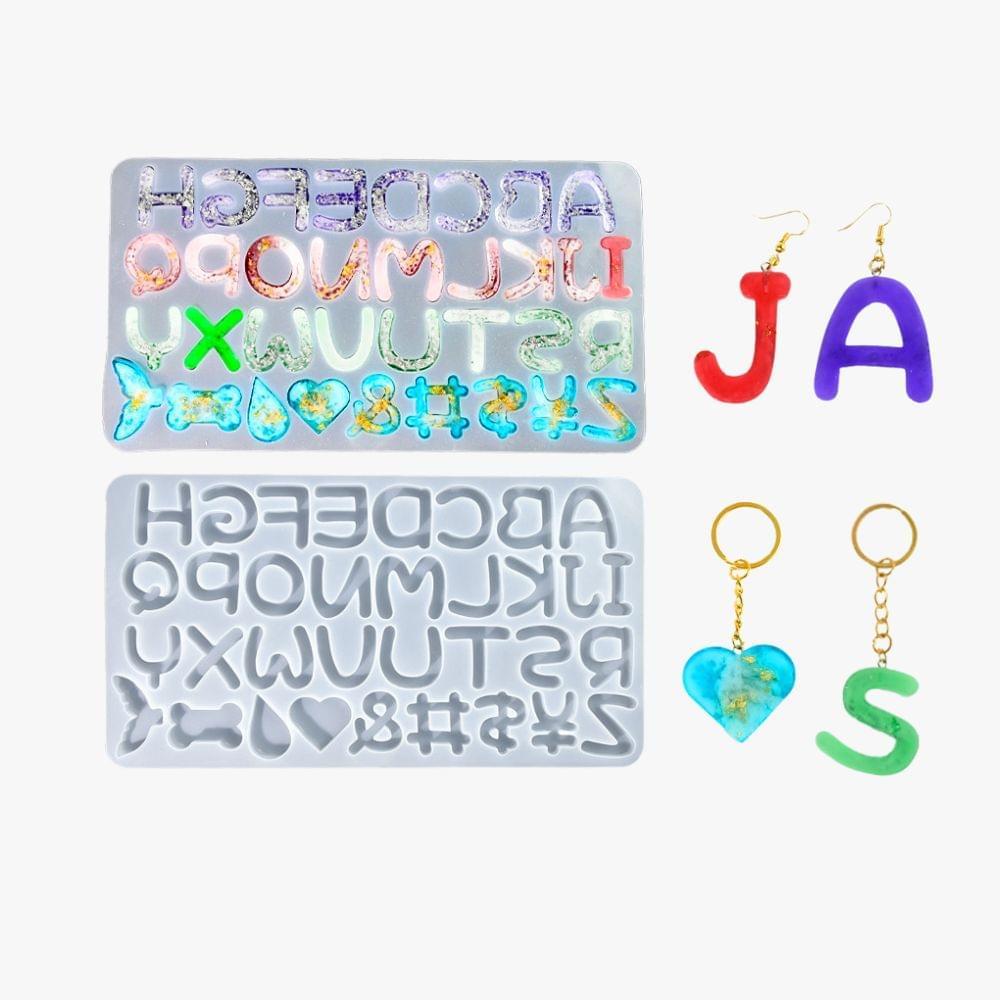 Kawaii Alphabet Resin Mold - Create Adorable Jewelry and Accessories | Resin